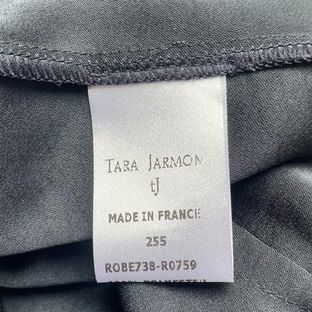 Tara Jarmon Paris Pleated Puff Sleeve Dress — Made in France | Size 38 small - Picture 9 of 10